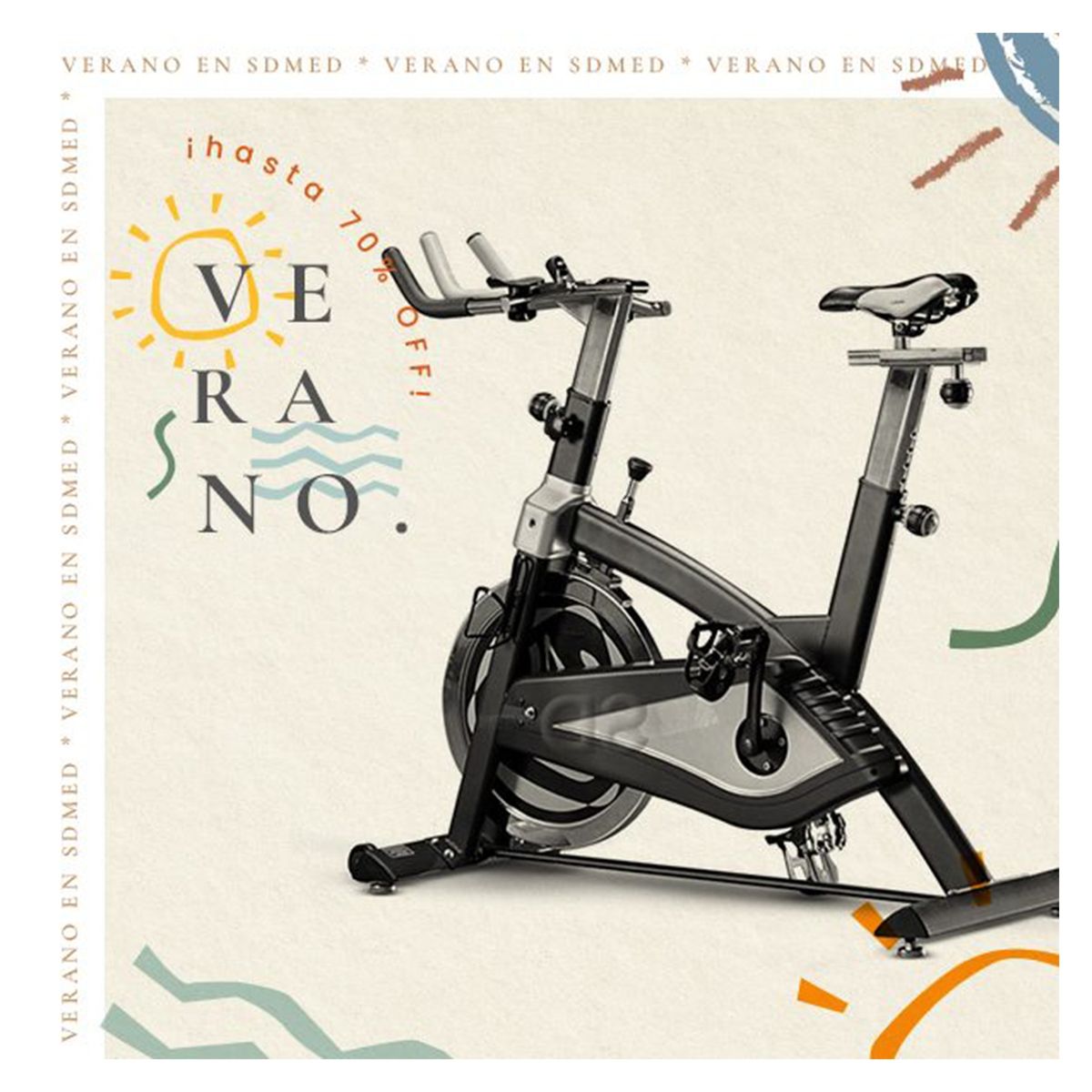 SDFIT - Spinning MR Revolution Cycle 18 KG Wheel  JX-7038