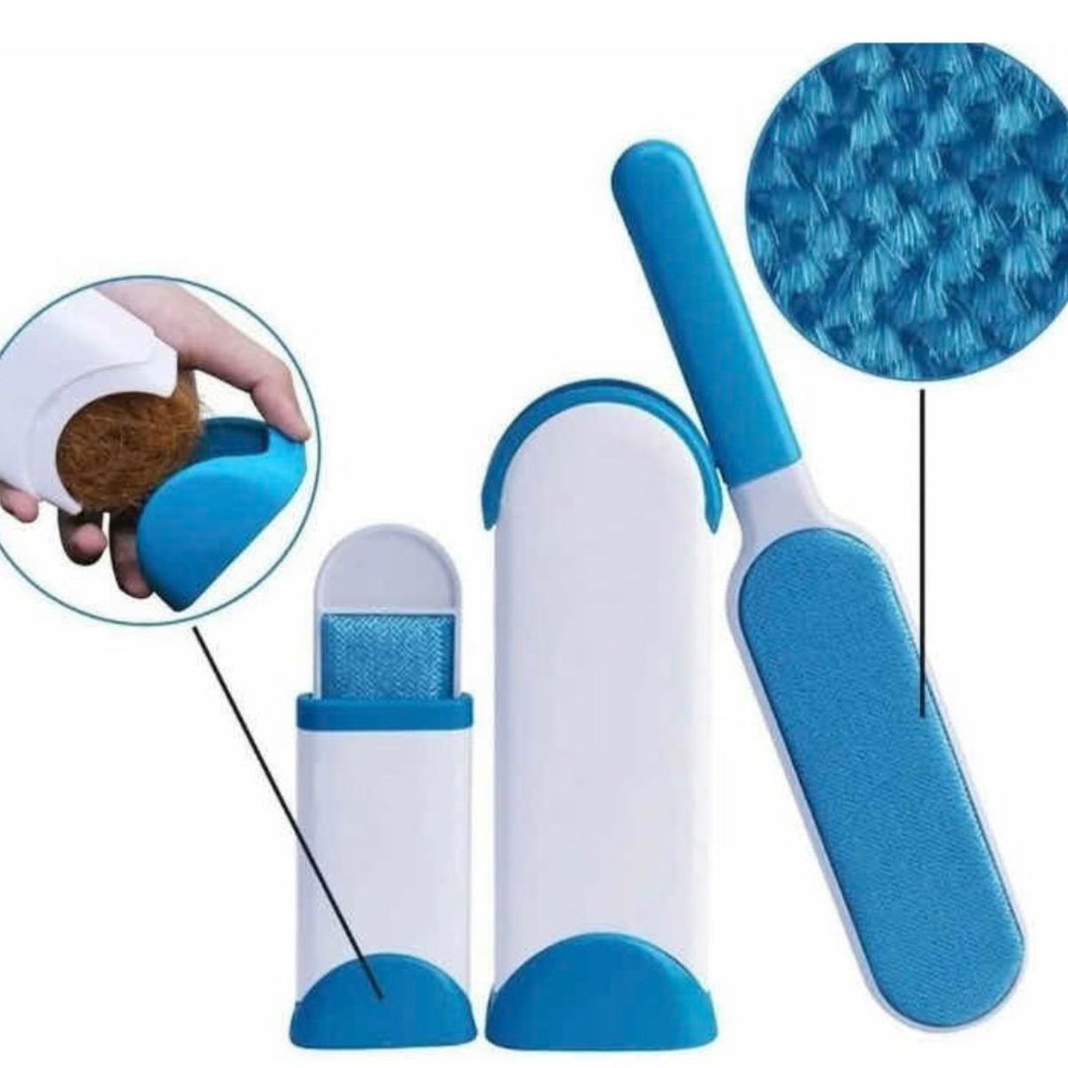 GENERICO - Cepillo Quita Pelos Para Perros Mascota Ropa Y Sillon 3 En 1