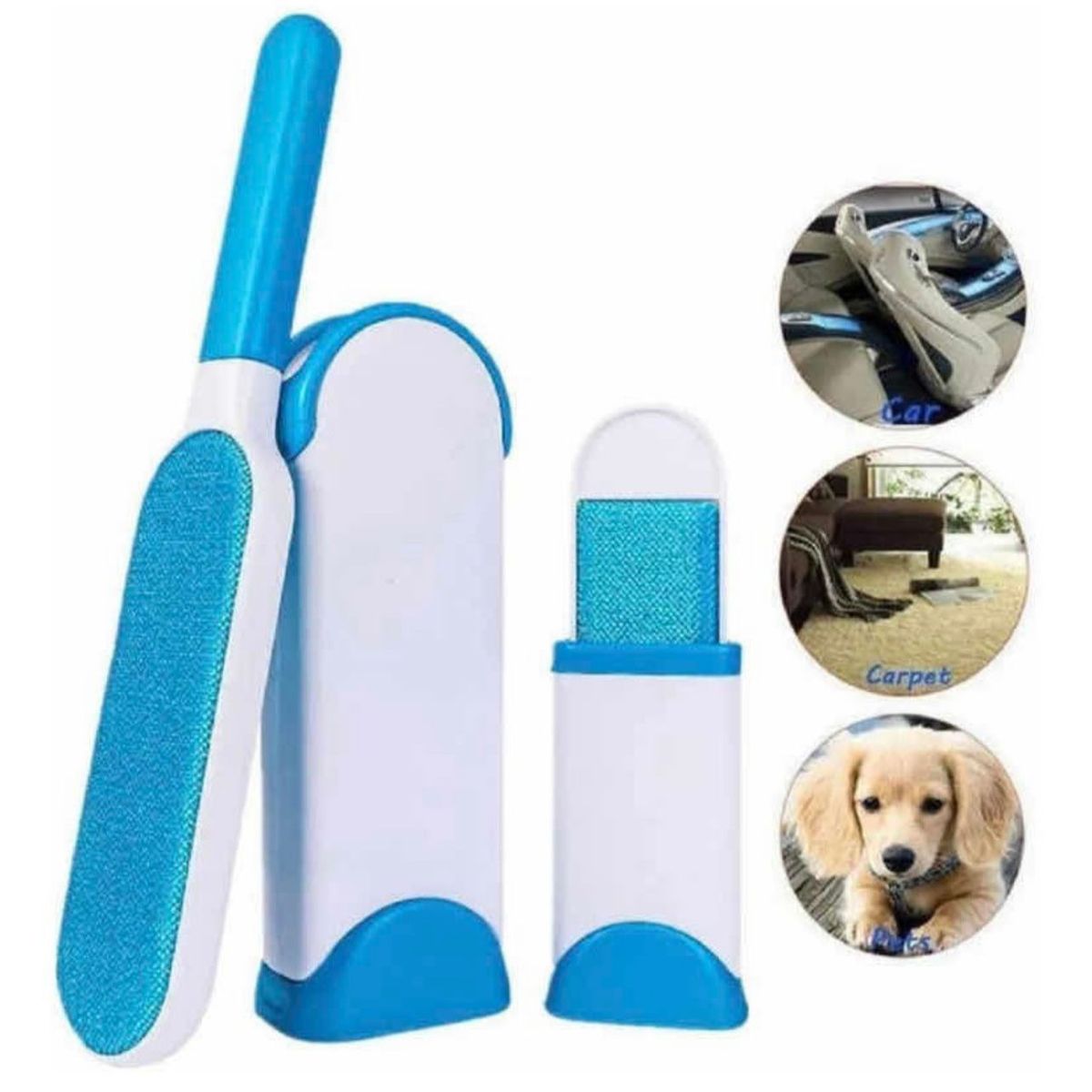 GENERICO - Cepillo Quita Pelos Para Perros Mascota Ropa Y Sillon 3 En 1