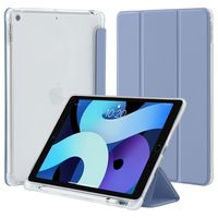 Funda Para iPad 10.2 7°/8°/9° Gen Traslúcida Ranura Lápiz - Lavanda