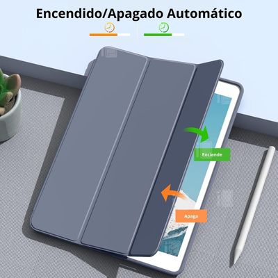 Imagen 2 del producto Funda Para iPad 10.2 7ª/8 ª/9ª Con Ranura Lápiz Pencil - Lavanda