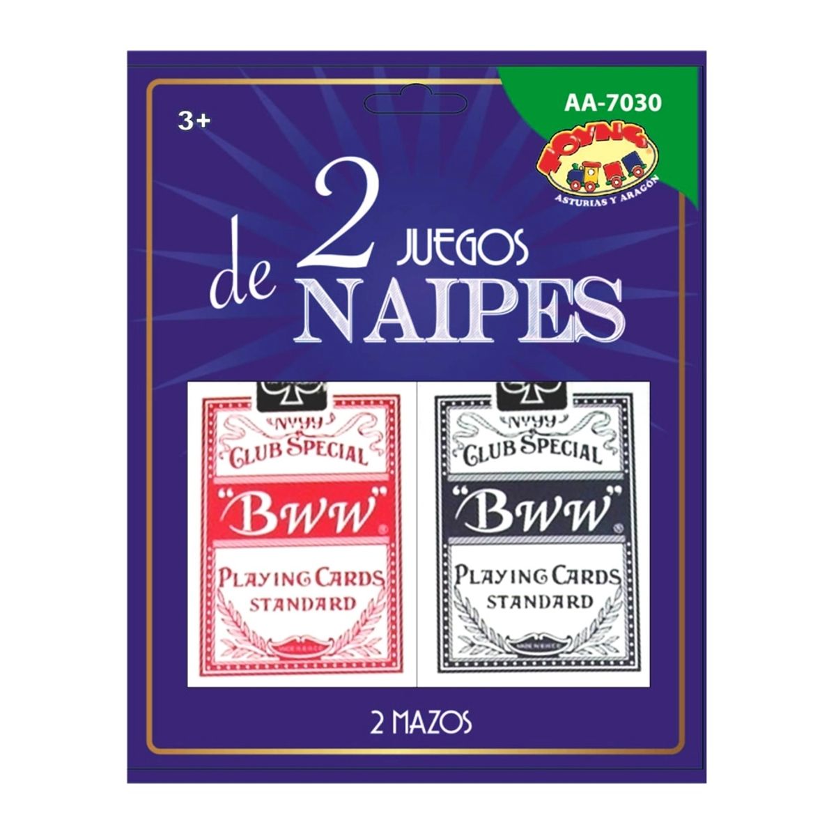 TOYNG - Pack 2 Juegos De Naipe Ingleses