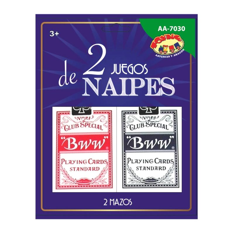 TOYNG - Pack 2 Juegos De Naipe Ingleses