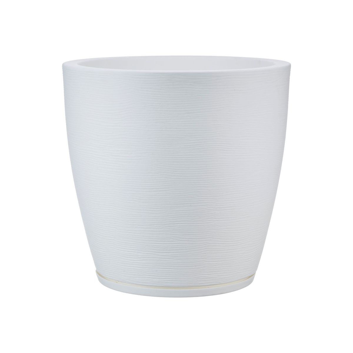 FLORIDIS - MACETERO FLORIDIS BLANCO AMSTERDAM 45CM ALTO CON PLATO