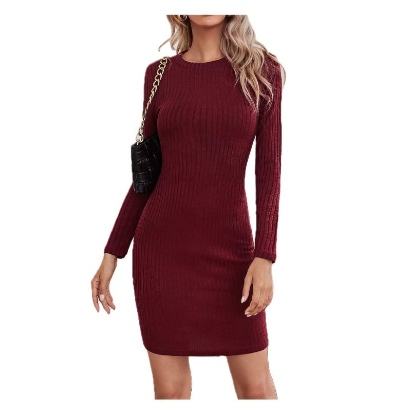 HENNE CLOTHING - Vestido invierno mujer - lanilla