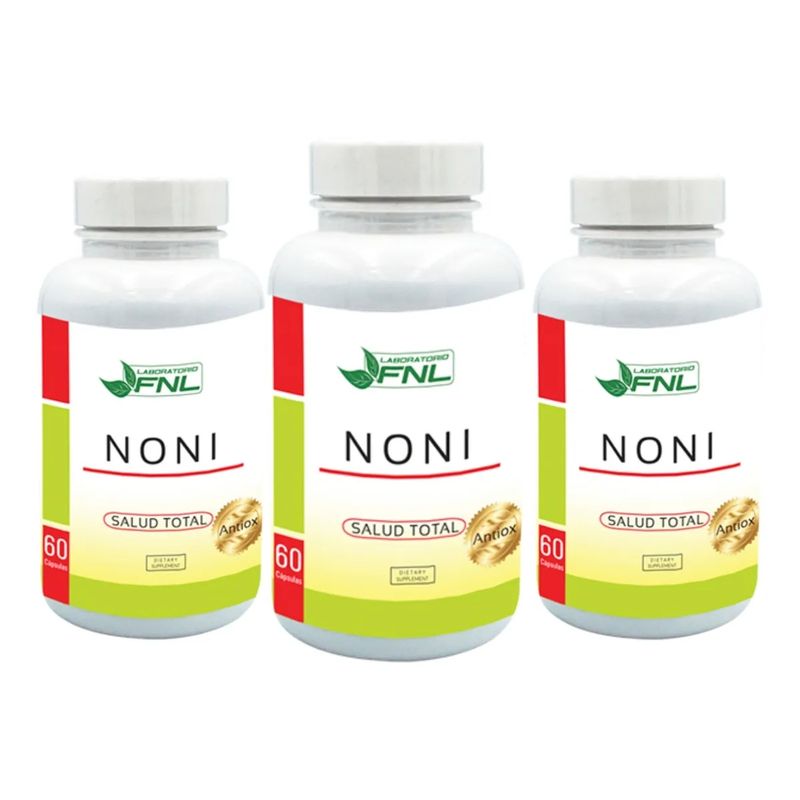 FNL - Noni 3 Frascos Fnl 180 Cápsulas 3x60 Caps