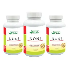 FNL - Noni 3 Frascos 180 Cápsulas 3x60 Caps