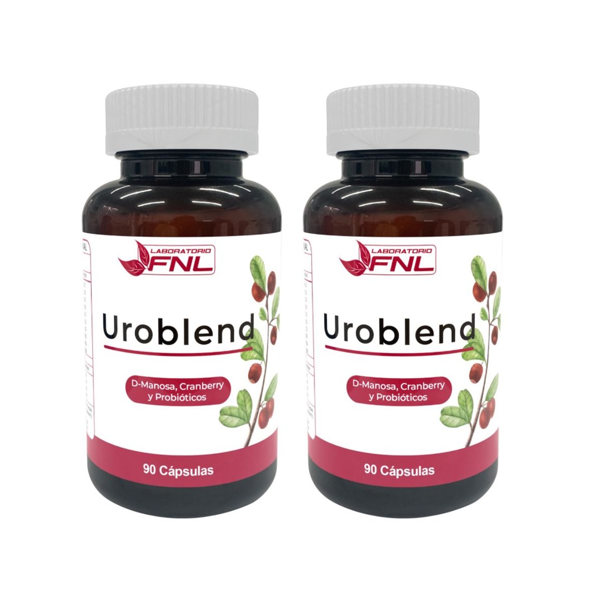FNL - Uriact / Uroblend Fnl 2 Frascos 180 Capsulas 2x90 Caps. Sist Urinario
