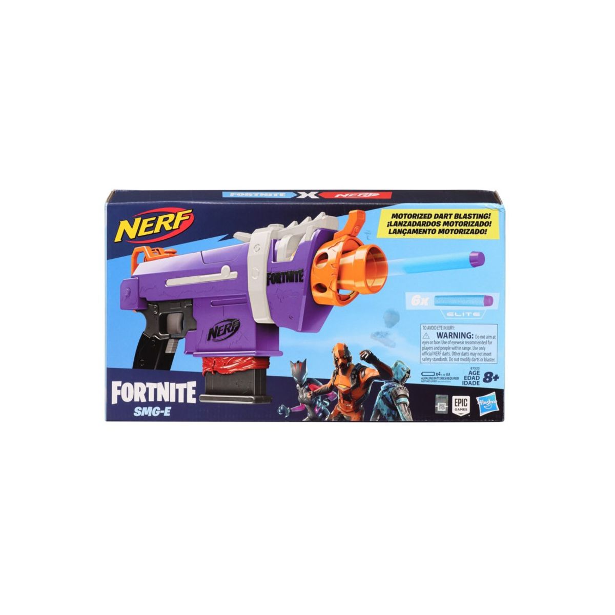 NERF - Lanzador Nerf Fortnite Smg Elite Dart Blaster