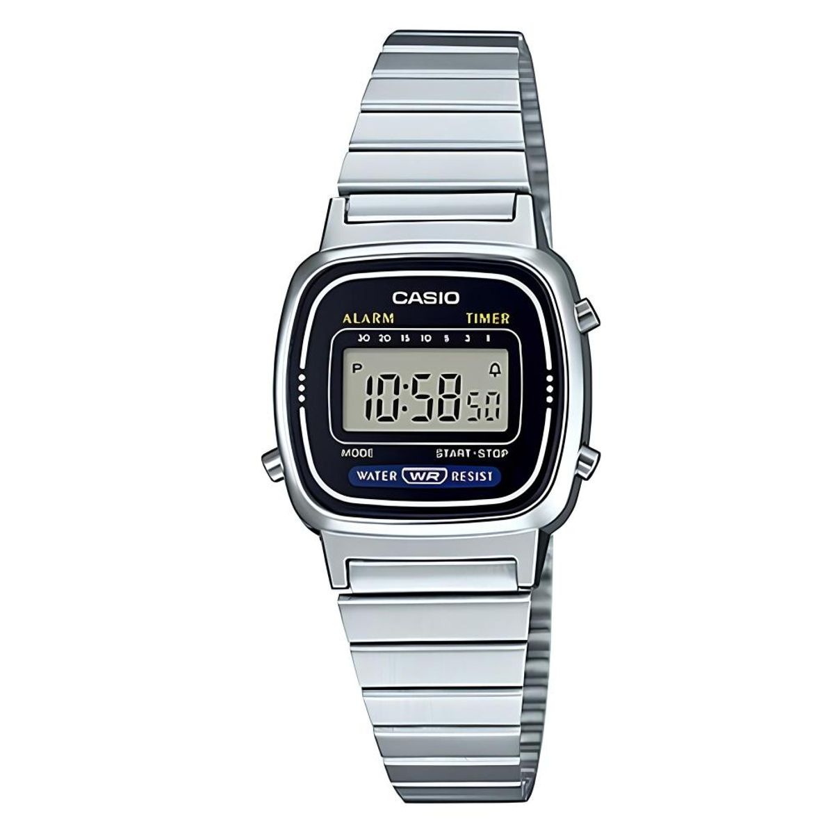 CASIO - Reloj La-670wa-1 Vintage Digital Metal CASIO
