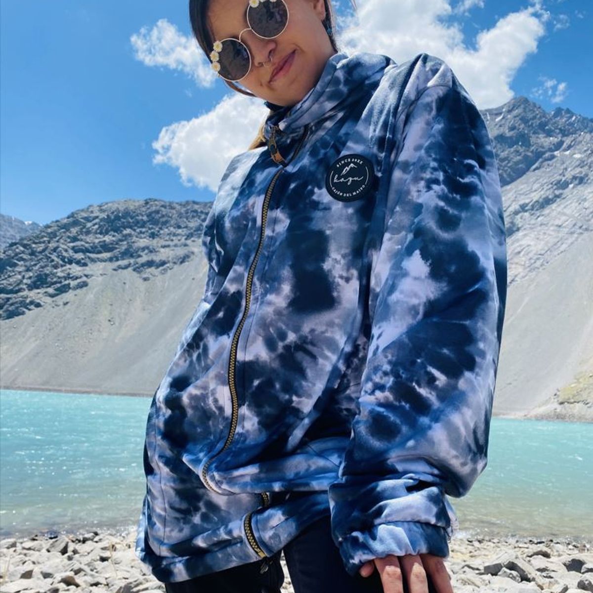 KAZU CAJON DEL MAIPO SPA - Poleron Kazu Hoodie Mork Oversize