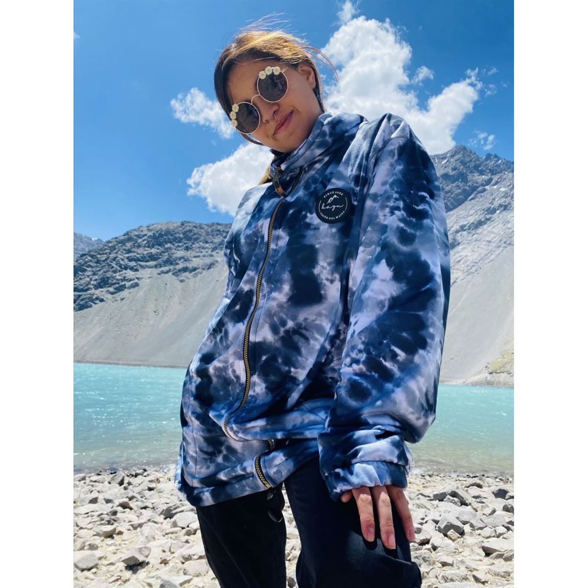 KAZU CAJON DEL MAIPO SPA - Poleron Kazu Hoodie Mork Oversize