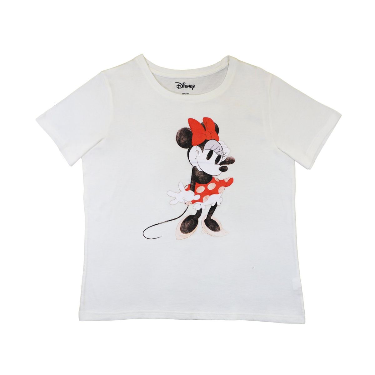 DISNEY - Polera Mujer Minnie Blanco Pretty Disney