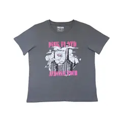 PINK FLOYD - Polera Mujer Animals Tour Gris