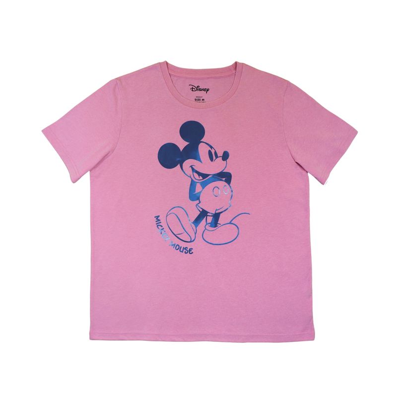 DISNEY - Polera Mujer Mickey Rosado Disney