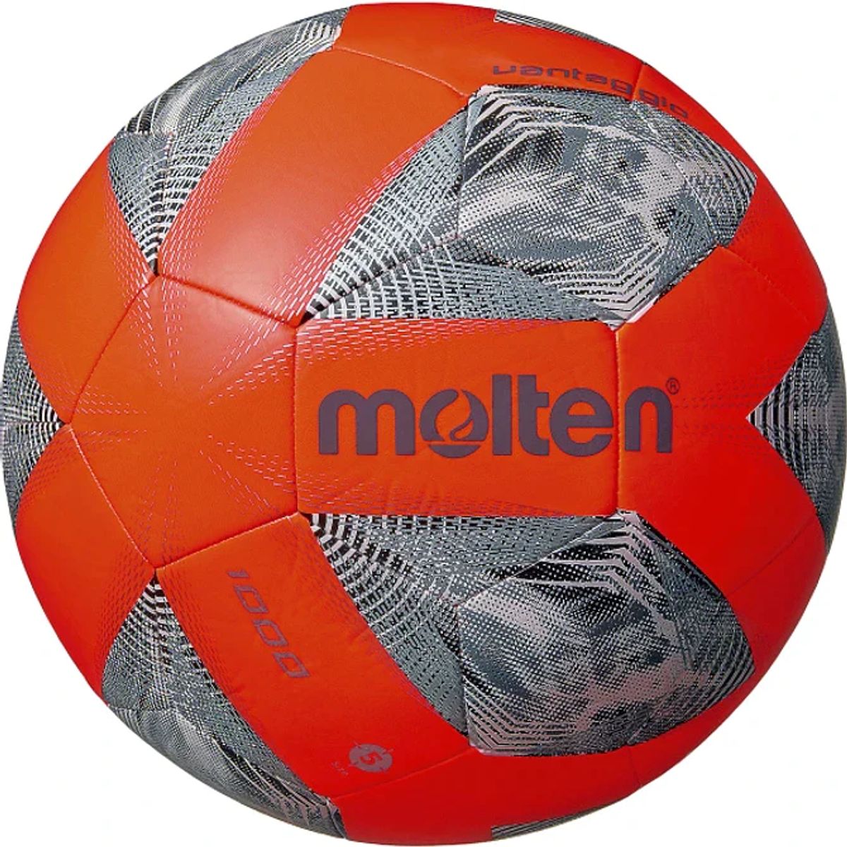 MOLTEN - Balón Fútbol 1000 Vantaggio Naranjo/Gris Nº 4