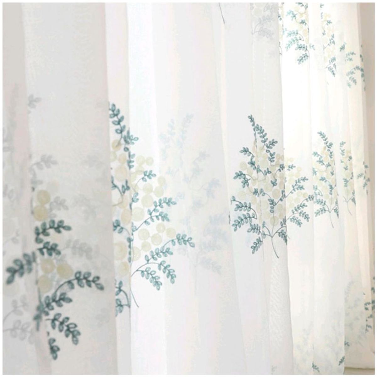 GENERICO - Set de Visillos Bordados 140x230 rama