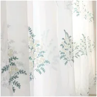 Set de Visillos Bordados 140x230 rama