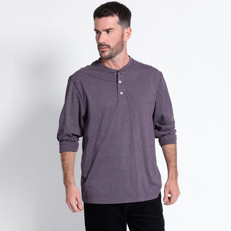KOTTING - Polera Jersey Botónes Manga Larga Regular Fit KOTTING