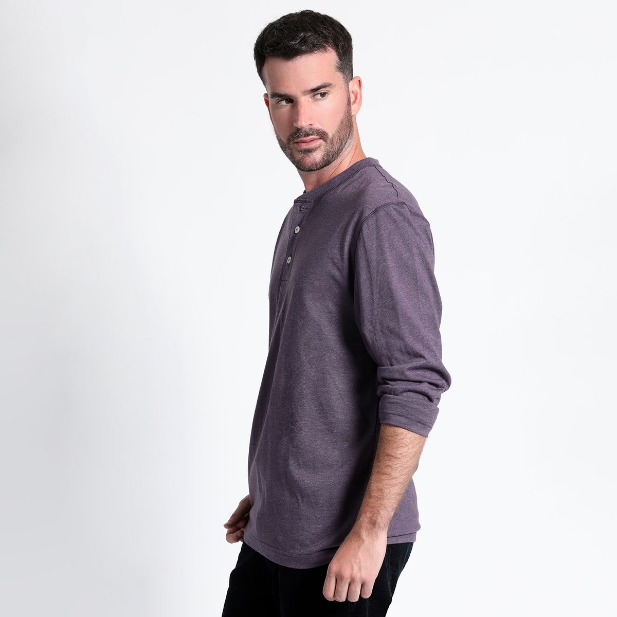 KOTTING - Polera Jersey Botónes Manga Larga Regular Fit KOTTING