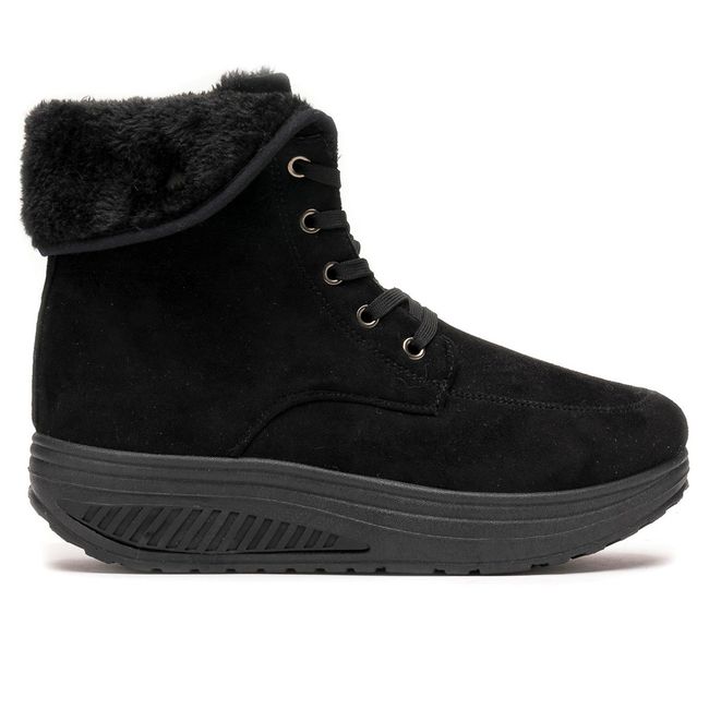 BOTELI - Botín Mujer Negro Rous Boteli