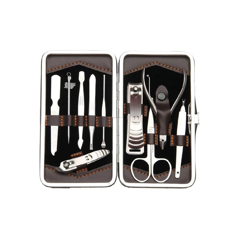 GENERICO - Set Manicure 10 Piezas Herramientas Uñas Profesional Corta