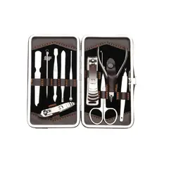 GENERICO - Set Manicure 10 Piezas Herramientas Uñas Profesional Corta
