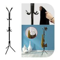 Perchero Colgador de Ropa Negro