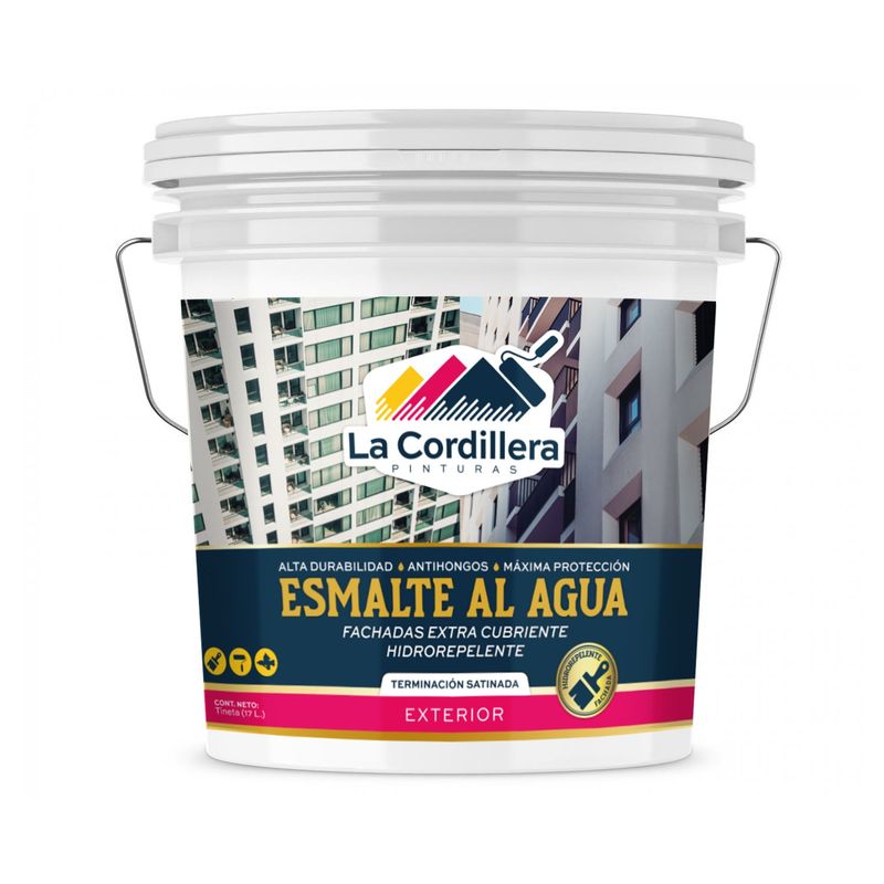 CORDILLERA - TINETA ESMALTE AL AGUA  HIDROREPELENTE BLANCO