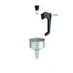 PEZZETTI - Set 1Embudo -1 Asas -1 Pomo -Cafetera Italiana 3 Taza