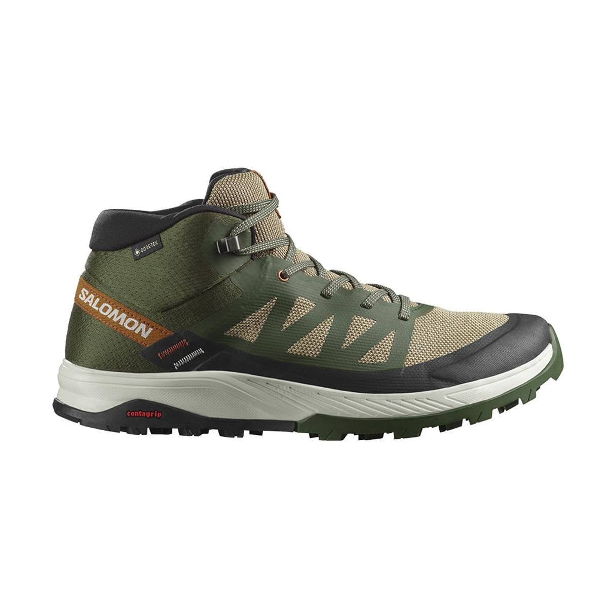 SALOMON - Zapatilla Hombre Outrise Mid Gore-Tex Verde Salomon