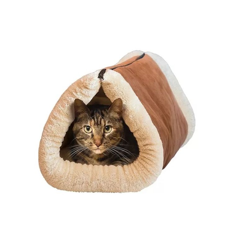 GENERICO - Cama Túnel Polar Para Gatos 2 En 1 Mascotas