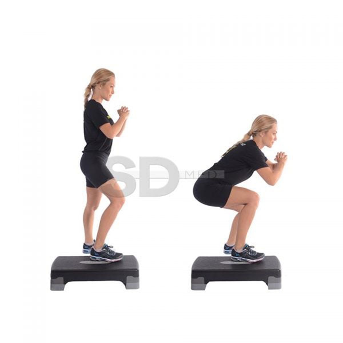 SDFIT - Pack 4 Step Aeróbico 68 x 29 x 10/ x 15 cm
