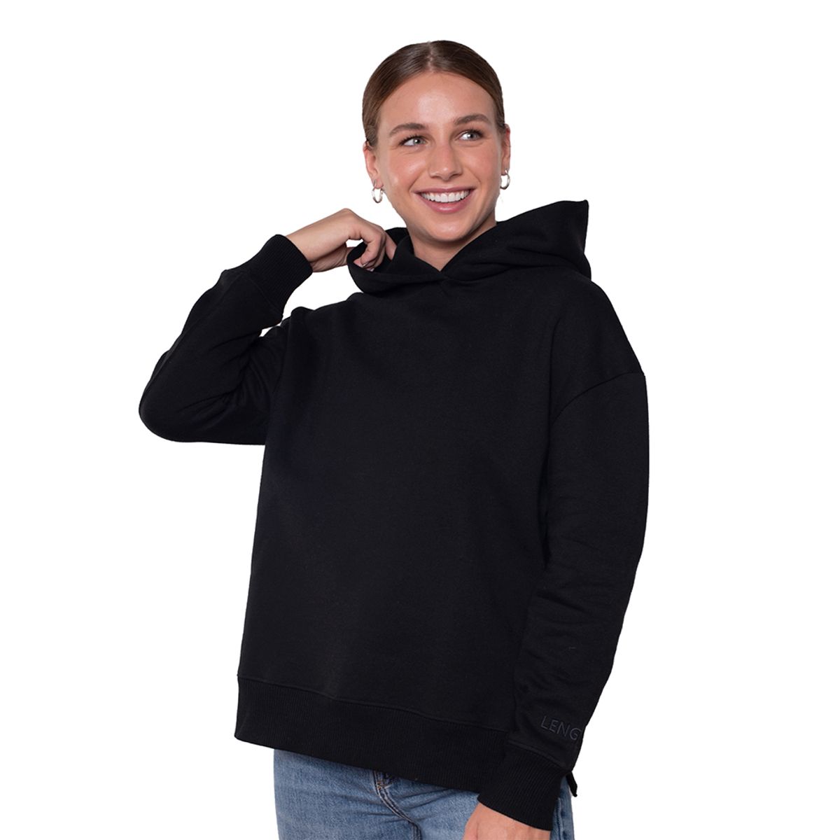 LENGA - Polerón De Mujer Con Gorro Maglia Sustentable