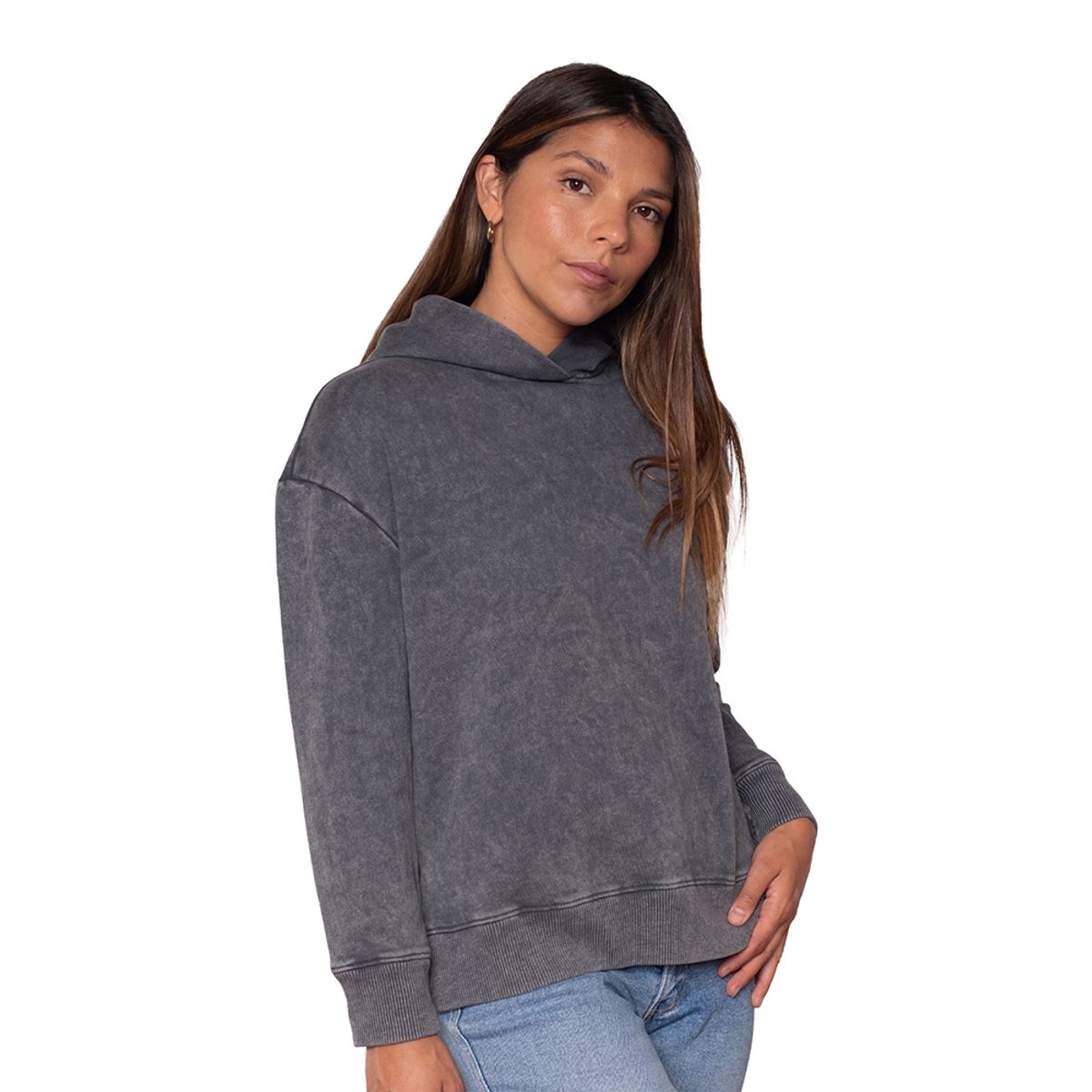 LENGA - Polerón De Mujer Con Gorro Maglia Sustentable