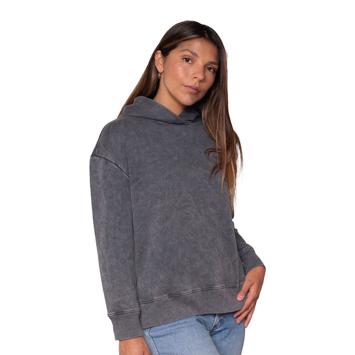 LENGA - Polerón Mujer Con Gorro Maglia Sustentable Lenga