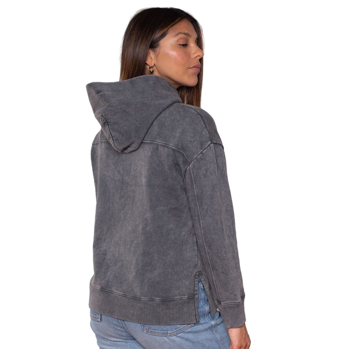 LENGA - Polerón Mujer Con Gorro Maglia Sustentable Lenga
