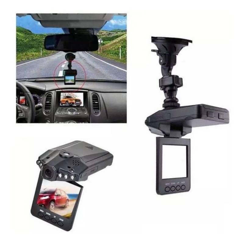 GENERICO - Frontal Camara Seguridad Auto Pantalla 25in Dvr Full Hd1080