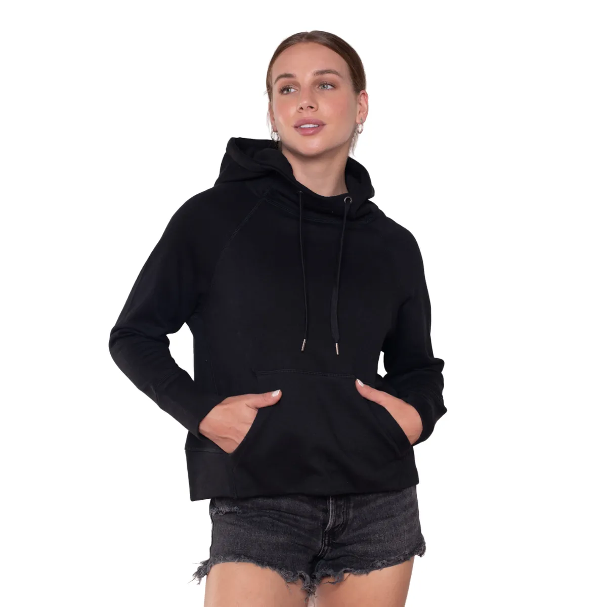 LENGA - Polerón Mujer Canguro Con Gorro Maitén Sustentable Lenga