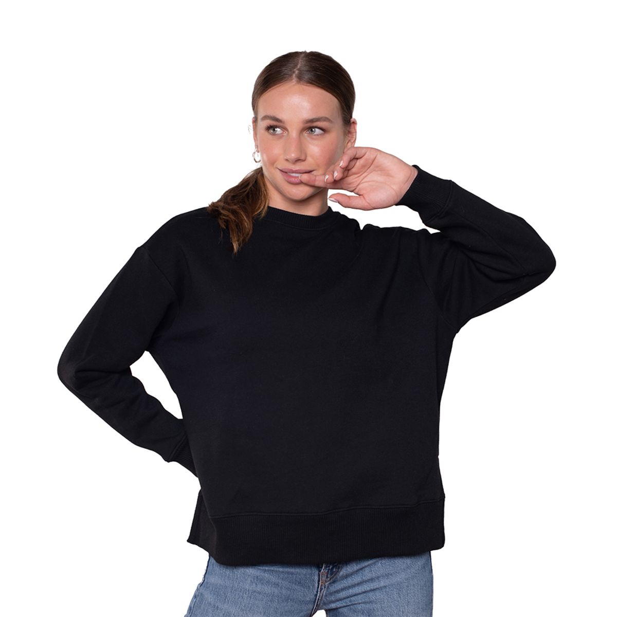 LENGA - Polerón De Mujer Cuello Redondo Rayen Lenga