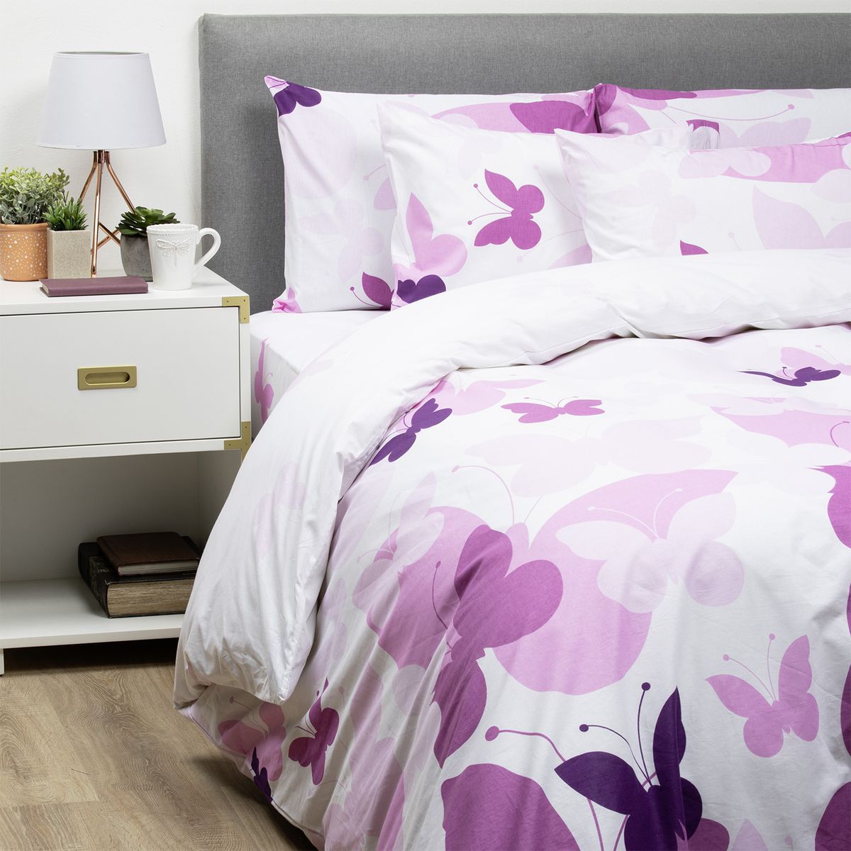 GENERICO - Set con Funda de Plumón Butterfly King