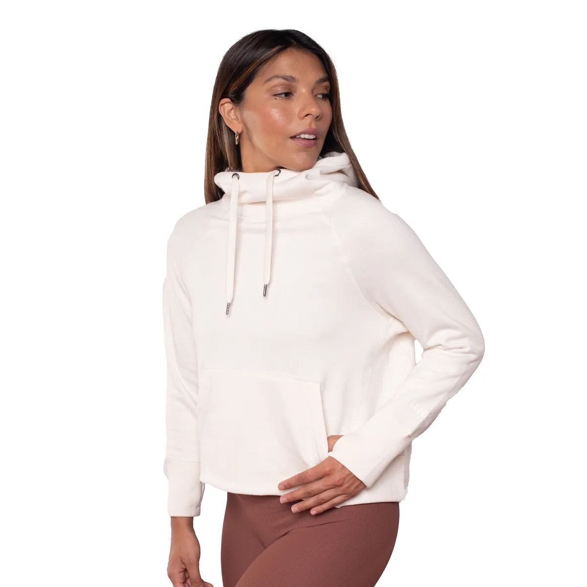 LENGA - Polerón Mujer Canguro Con Gorro Maitén Sustentable Lenga