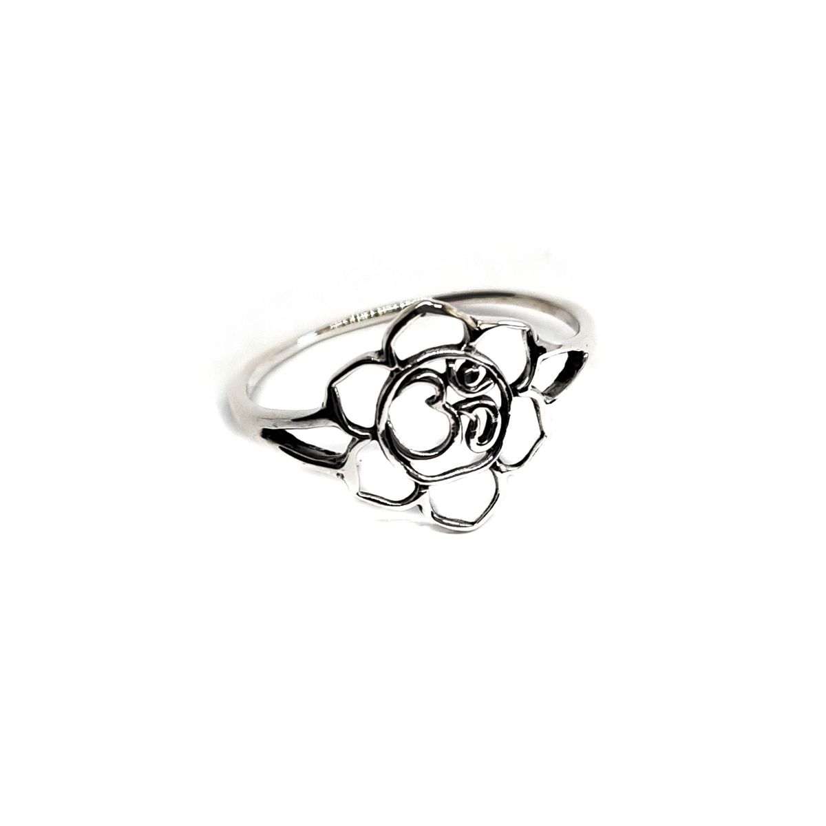 COGGIOLA - Anillo Flor De Loto Ohm Plata Fina 925