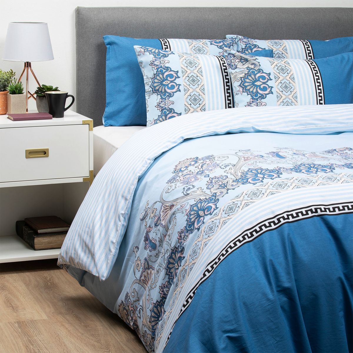 GENERICO - Set con Funda de Plumón Ocean 2 plazas