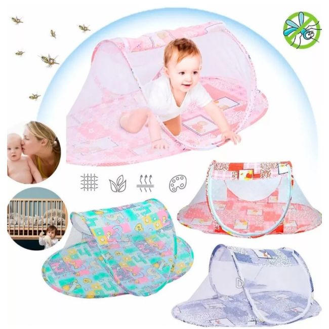 GENERICO - Cuna Moises Mosquitero Plegable Portatil Repelente Mosquitos