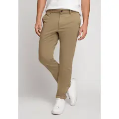 PERRY ELLIS - Pantalón Casual Liso Chino Khaki