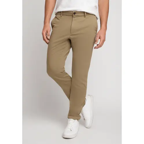 PERRY ELLIS - Pantalón Casual Liso Chino Khaki