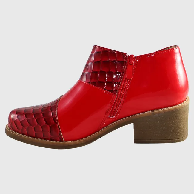 DINASTELLA - Botin crossed Rojo