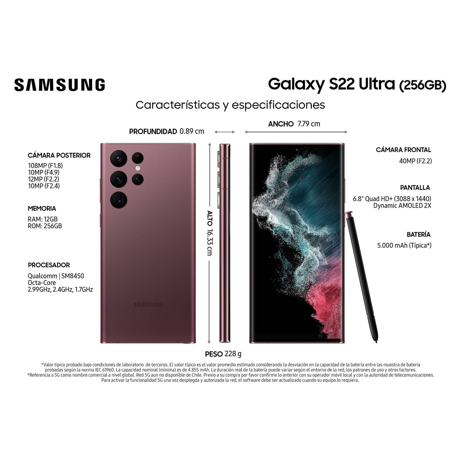 SAMSUNG Samsung Galaxy S22 Ultra 5G 512GB - Reacondicionado