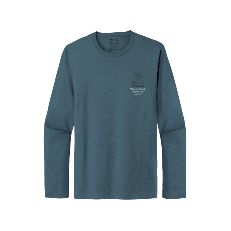 GNOMO - Polera Eco Manga Larga P-9 Hombre Indigo Gnomo